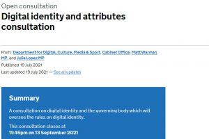 UK Government digital identity website