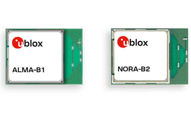 u-blox ALMA-B1 NORA-B2 bluetooth MCU